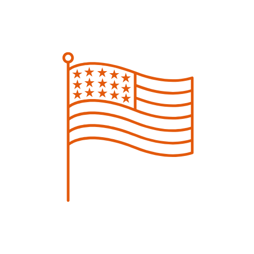 american flag icon